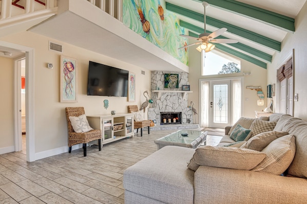 Interior - Cape Canaveral Cottage w/ Pool - Walk to Beach! (Cape Canaveral)