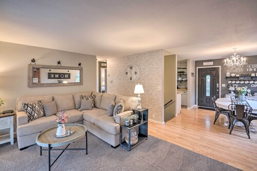 Forest-view Deck + Fire Pits: Pine Grove Retreat!