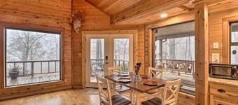 Charming Cabin w/ Hot Tub, Fire Pit & Views!