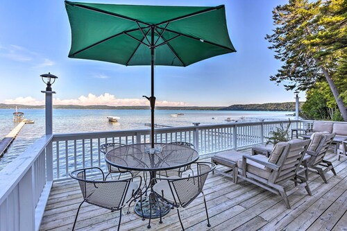 Updated Glen Arbor Cottage on Lake: Dock & Mooring