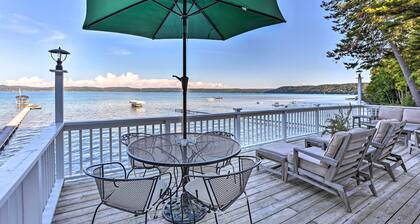 Updated Glen Arbor Cottage on Lake: Dock & Mooring