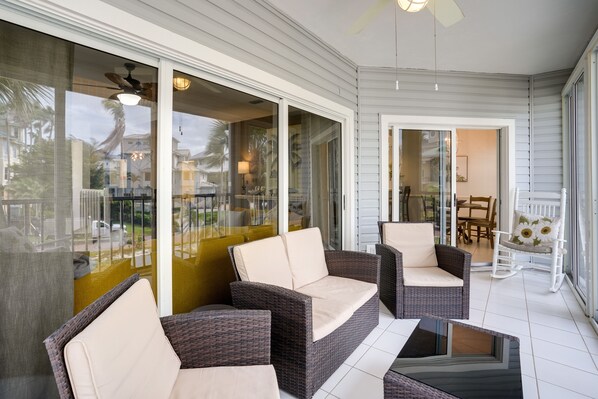 Terrace/patio - Bonita Springs Vacation Rental: Walk to Beach (Bonita Springs)