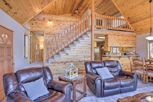 House (3 Bedrooms) | Interior - Idyllic Frazier Park Cabin: Views, Pool Table (Pine Mountain Club)