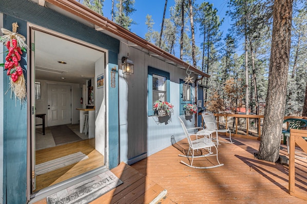 House (1 Bedroom) | Front of property - Ruidoso Cabin w/ Decks ~ 1 Mi to Downtown! (Ruidoso)