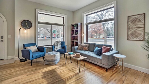 Living area - Charming Fort Collins Home - Walk to Old Town (Fort Collins)