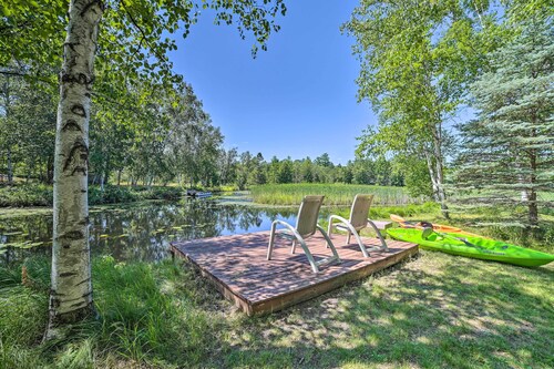 Atlanta Waterfront Cabin w/ Dock & Kayaks!