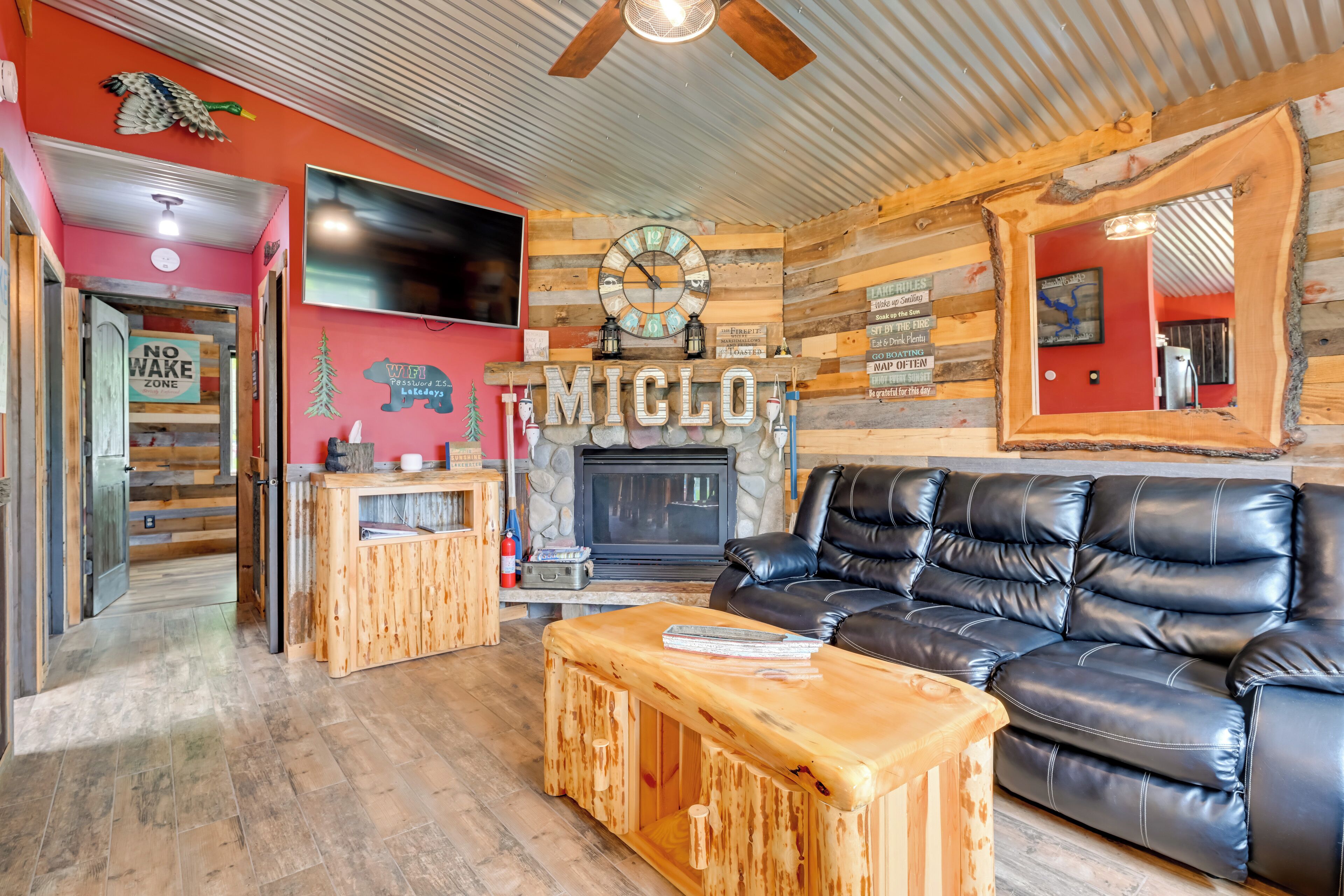 Lakeside Cabin w/ Fire Pit: Near Pine Point Park!