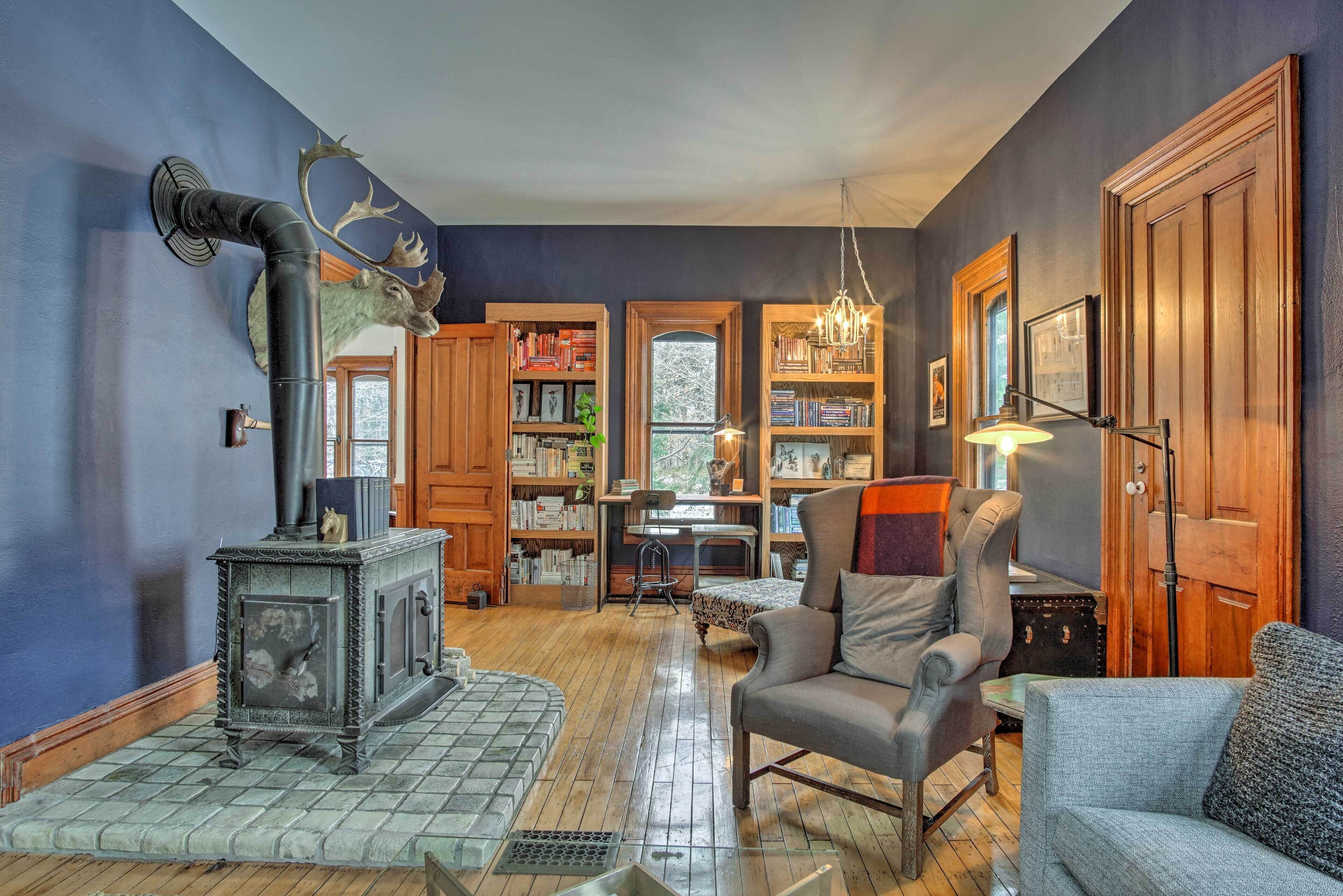 Historic Michigan Farmhouse w/ Grill & Fire Pit!