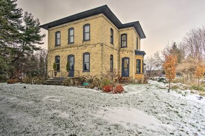 Exterior - Historic Michigan Farmhouse w/ Grill & Fire Pit! (Byron Center)