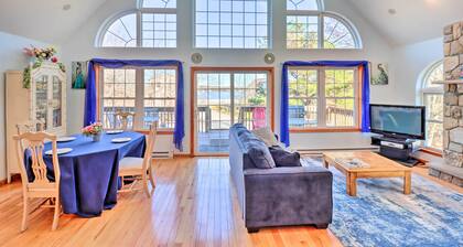 Near Hiking: Lakefront Albrightsville Home w/ Deck
