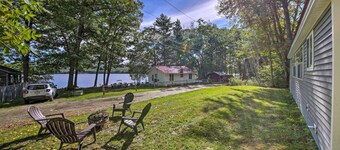 面向湖泊的质朴退所;适合家庭!