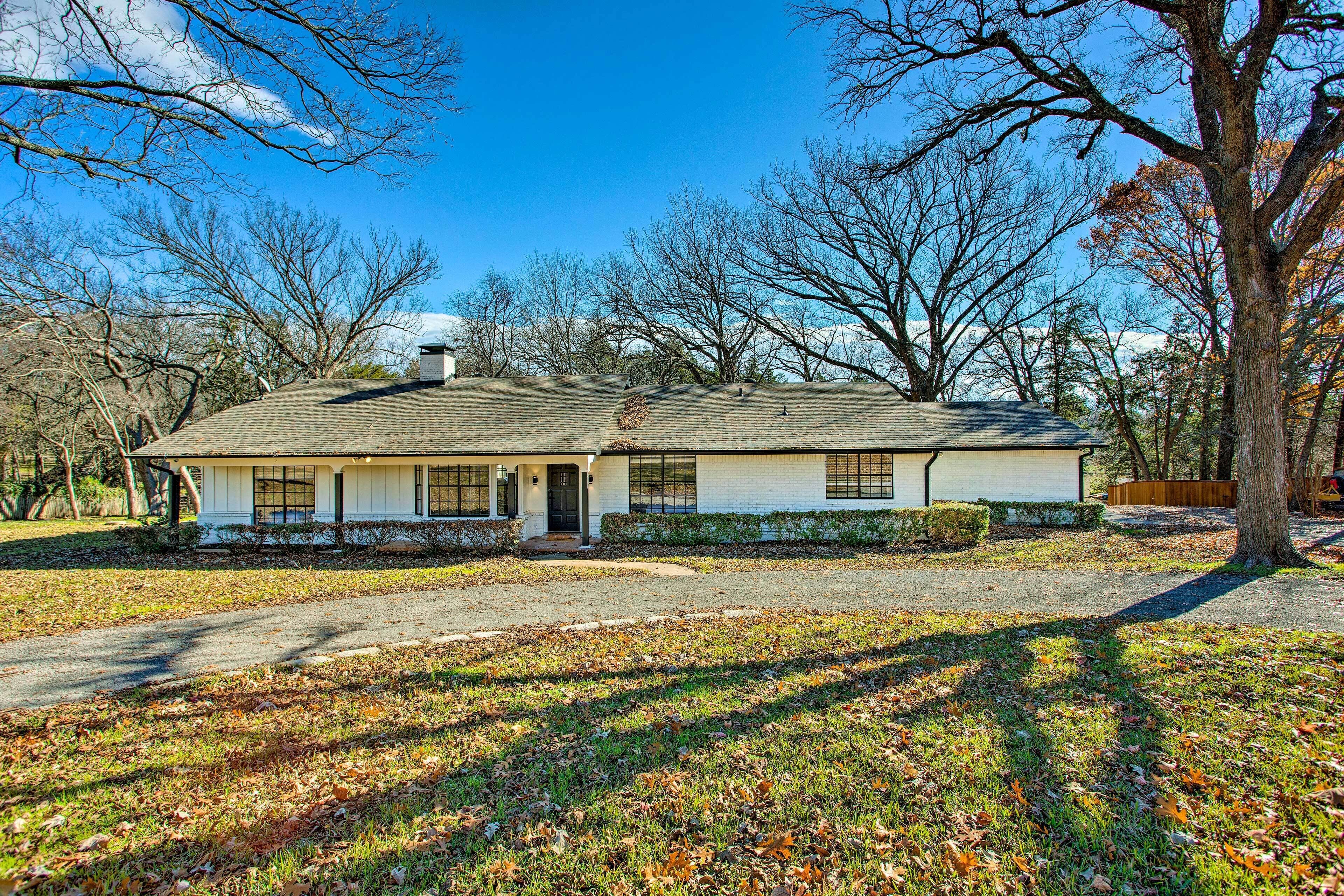 Charming Sherman Home w/ Spacious Yard & Pond