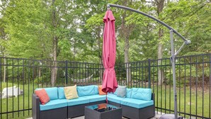 House (5 Bedrooms) | Interior - Hot Tub, Game Room: Peaceful Poconos Home! (Long Pond)