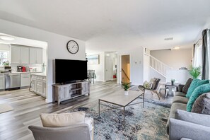 House (5 Bedrooms) | Interior - Hot Tub, Game Room: Peaceful Poconos Home! (Long Pond)