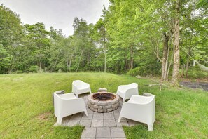 House (5 Bedrooms) | Interior - Hot Tub, Game Room: Peaceful Poconos Home! (Long Pond)