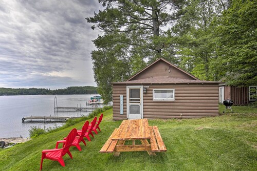 Lakefront Minocqua Cabin w/ Dock, Wifi & AC