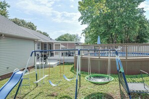 House (4 Bedrooms) | Interior - Above-ground Pool & Backyard at Murfreesboro Home! (Murfreesboro)