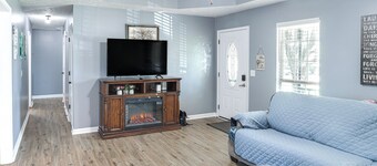 Above-ground Pool & Backyard at Murfreesboro Home!