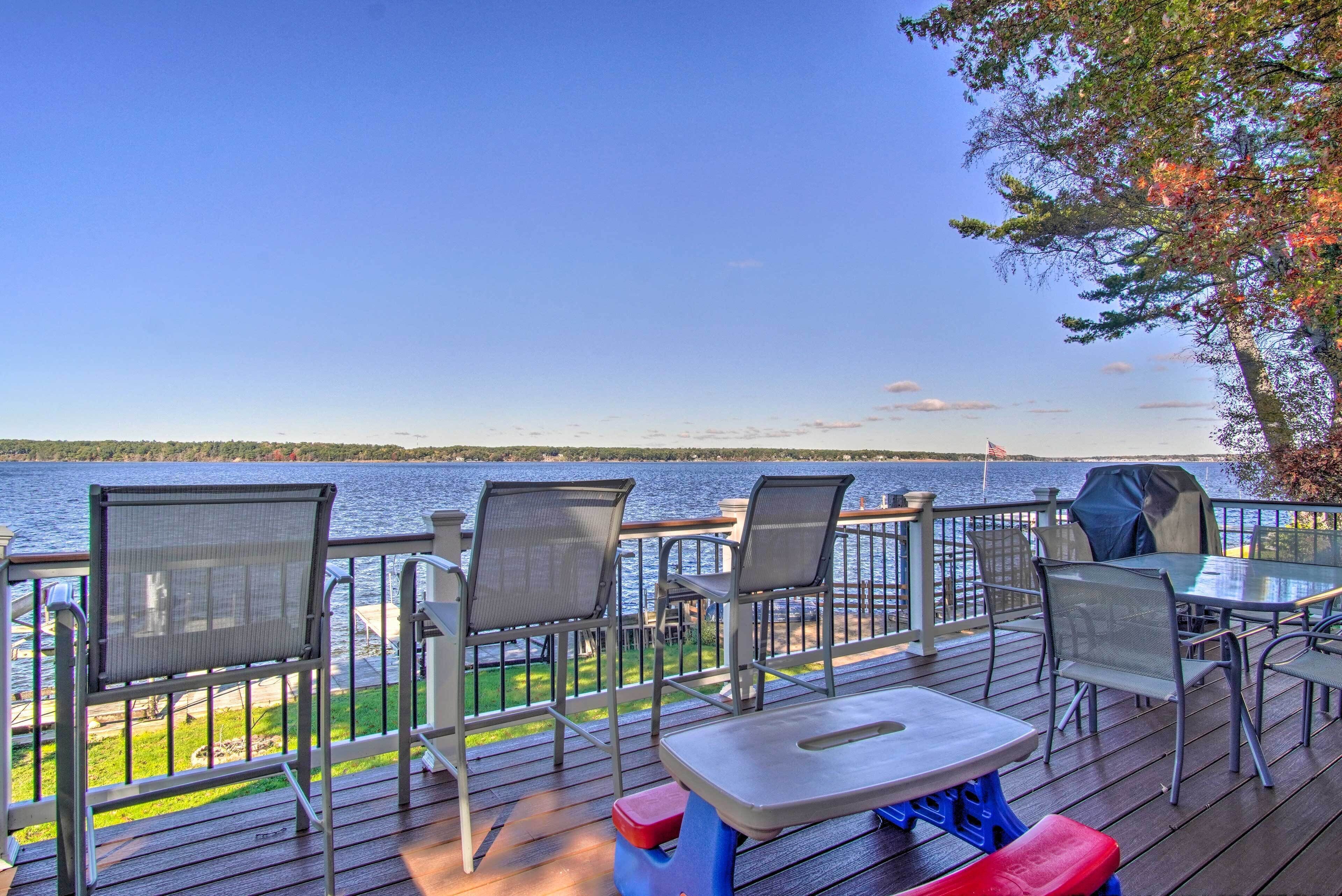 Lakefront Whitehall Home w/ Boat Slip & Deck!