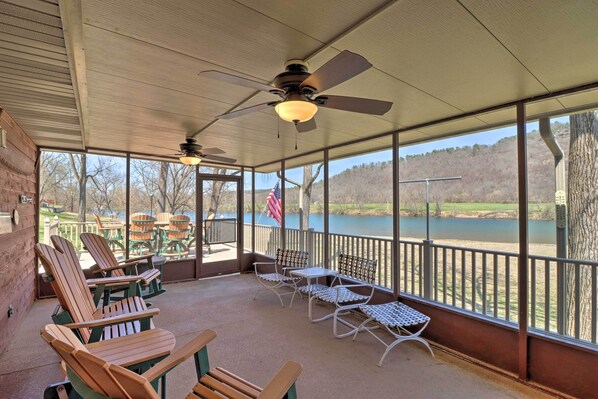 House (5 Bedrooms) | Front of property - Scenic Riverview Getaway w/ Screened Porch! (Norfork)