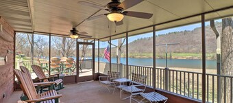 Scenic Riverview Getaway w/ Screened Porch!