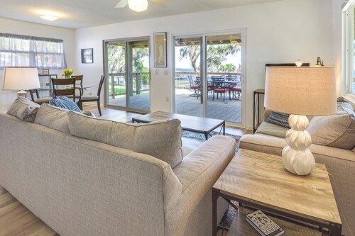 Renovated Crescent Lake Escape w/ Waterfront Deck!