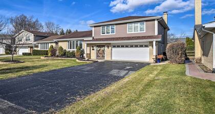 Elegant Mount Prospect Home w/ Fire Pit!