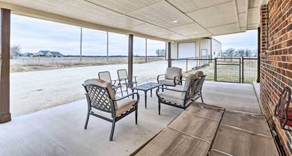 Secluded Krum Home w/ Patio & Gas Grill!
