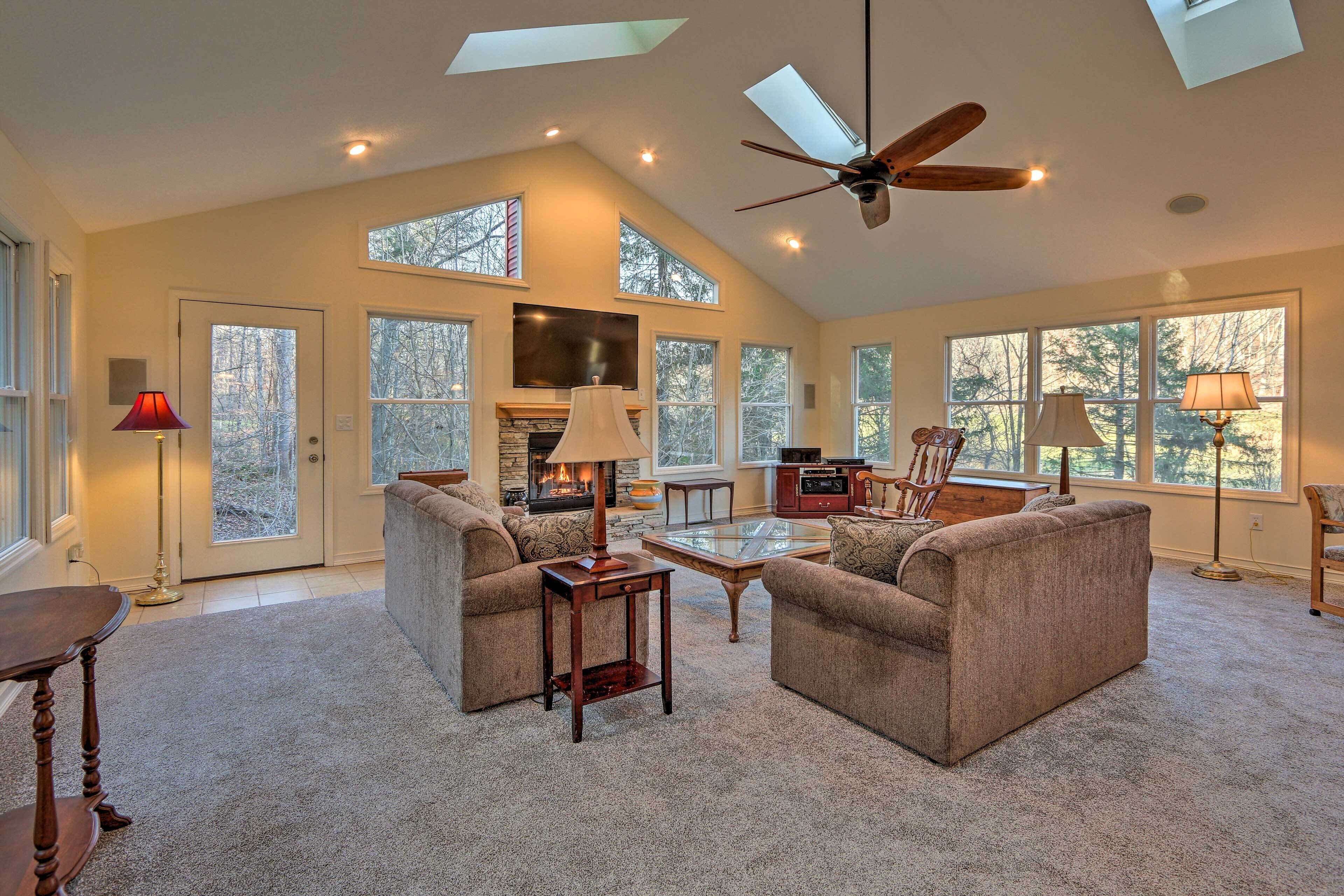 Secluded Home 10 Mi to Lake Logan State Park!