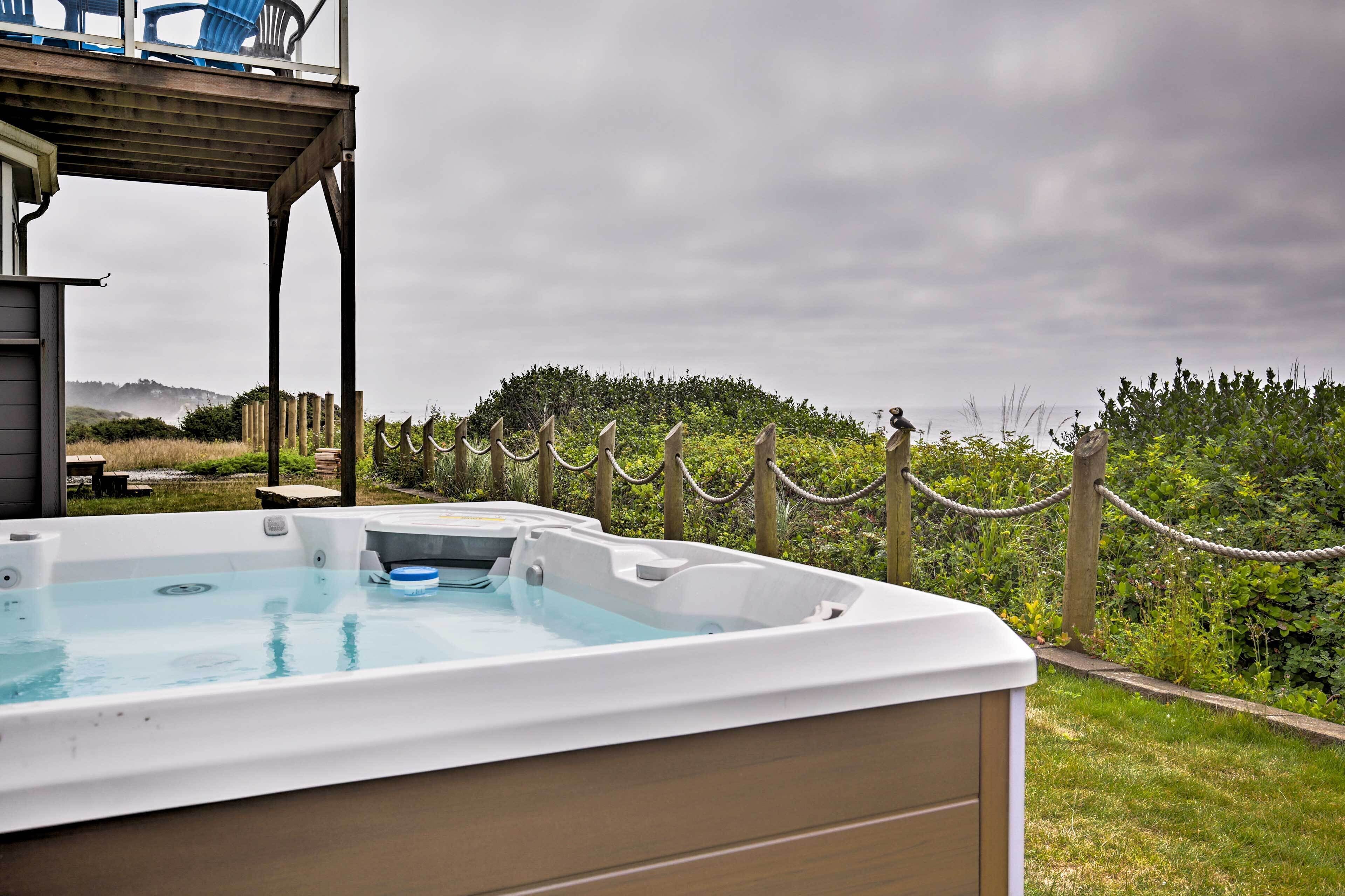 Oceanfront South Beach Home W/hot Tub & Sauna