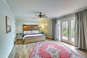 House (5 Bedrooms) | Interior - Decks & Lake Views: Waterfront Hot Springs Home! (Hot Springs)