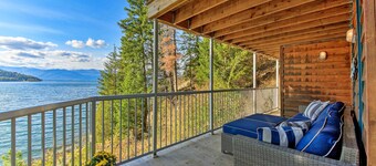 Lake Pend Oreille Home w/ Dock & Paddle Boards