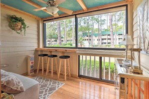 Apartment (2 Bedrooms) | Interior - Sunroom + Beach Access: Hilton Head Condo (Hilton Head Island)