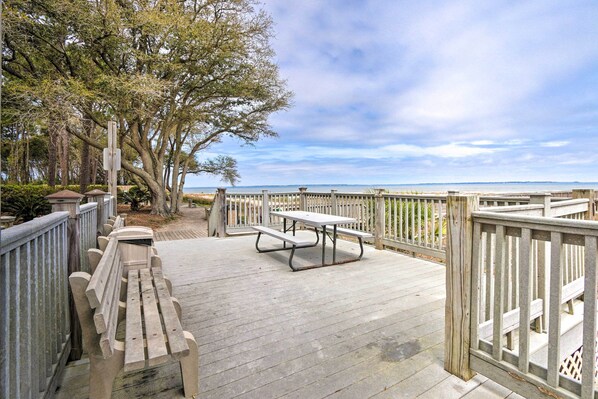 Apartment (2 Bedrooms) | Interior - Sunroom + Beach Access: Hilton Head Condo (Hilton Head Island)