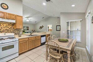 House (3 Bedrooms) | Private kitchen - Kissimmee Retreat: Fenced-in Yard w/ Pool! (Kissimmee)