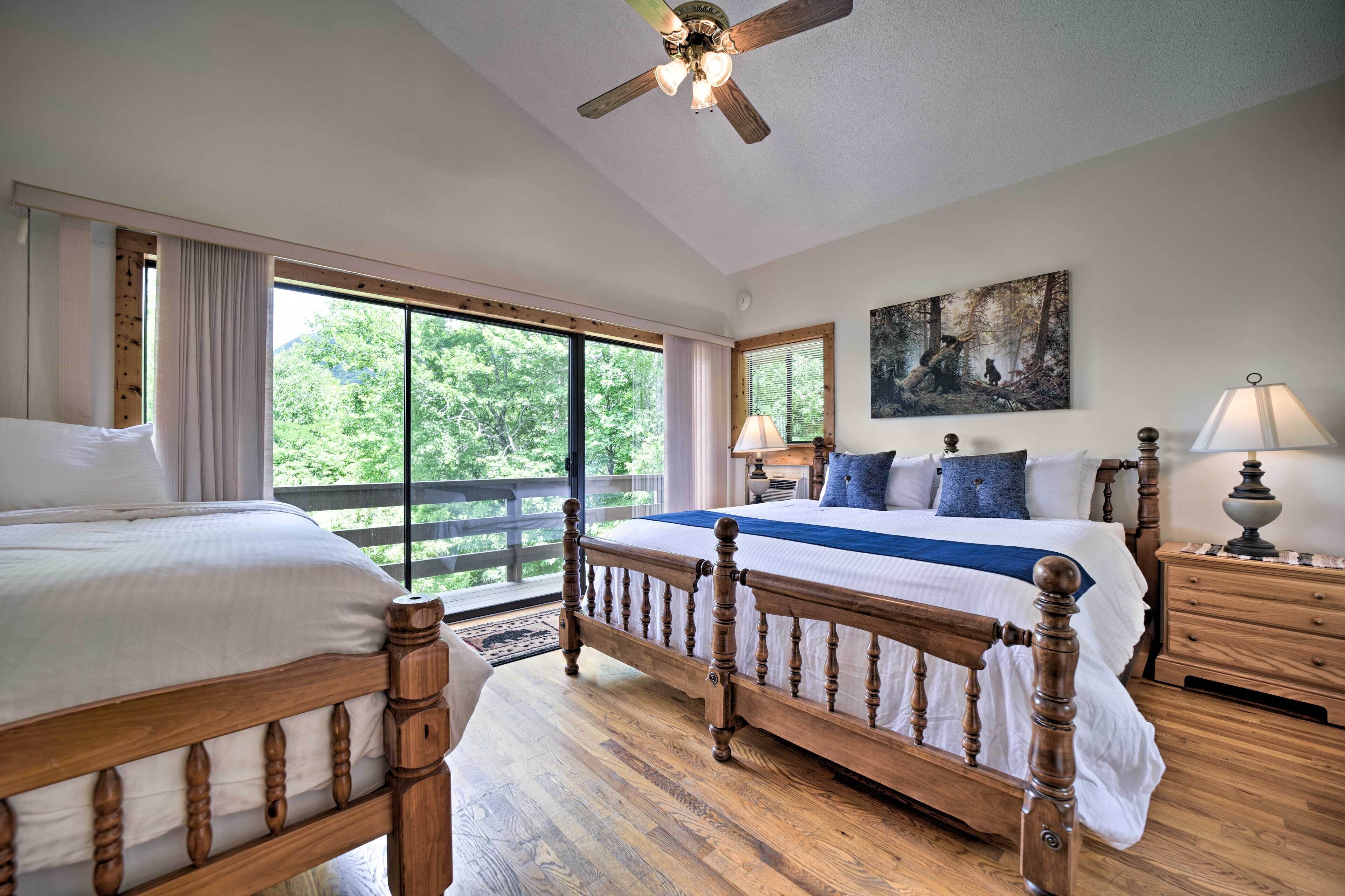 Vibrant Bryson City Home w/ Mtn Views & Deck!