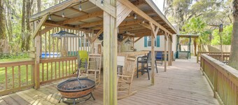 Pet-friendly St Augustine Home w/ Dock & Yard!