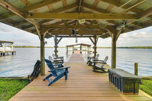Pet-friendly St Augustine Home w/ Dock & Yard!