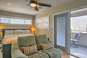 2 bedrooms, iron/ironing board, free cots/infant beds, bed sheets