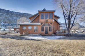 House (2 Bedrooms) | Front of property - Cottonwood Cabin w/ Private On-site Fly Fishing! (Blanco)