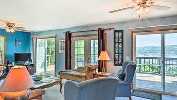 TV, video game console, books