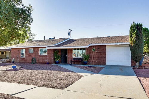 Quiet Family Home w/ Patio ~ 4 Mi to Utep, Airport