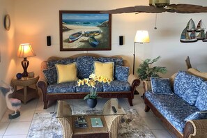 Apartment (2 Bedrooms) | Interior - Large Balcony & Water Views: Indian Shores Condo! (Indian Shores)