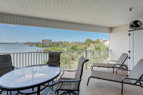 Large Balcony & Water Views: Indian Shores Condo!