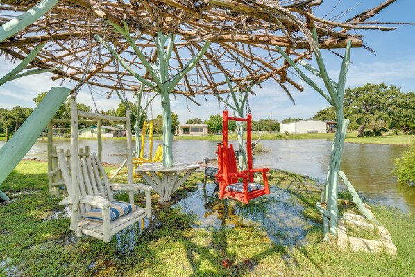 House (2 Bedrooms) | Interior - Pet-friendly Lake Buchanan Retreat w/ Fire Pit! (Tow)