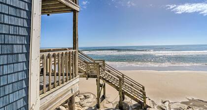 North Topsail Oceanfront Condo w/ Balcony!