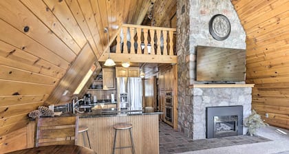 A-frame Cabin w/ Private Boat Dock!