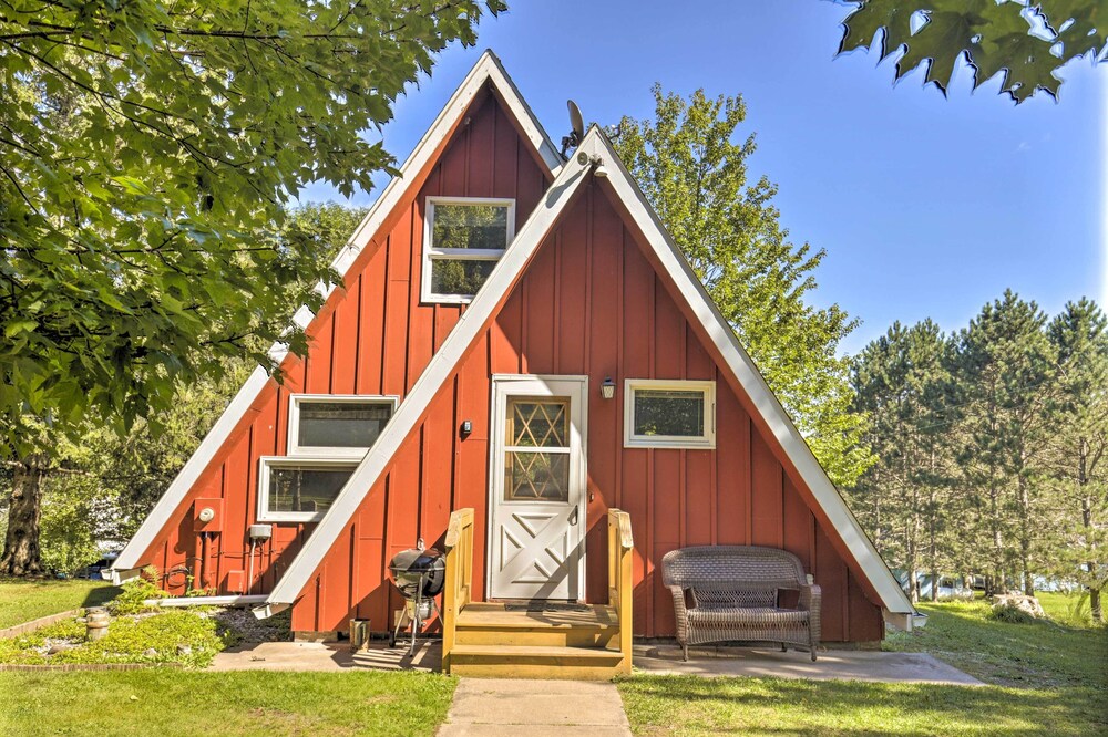 A-frame Cabin w/ Private Boat Dock!