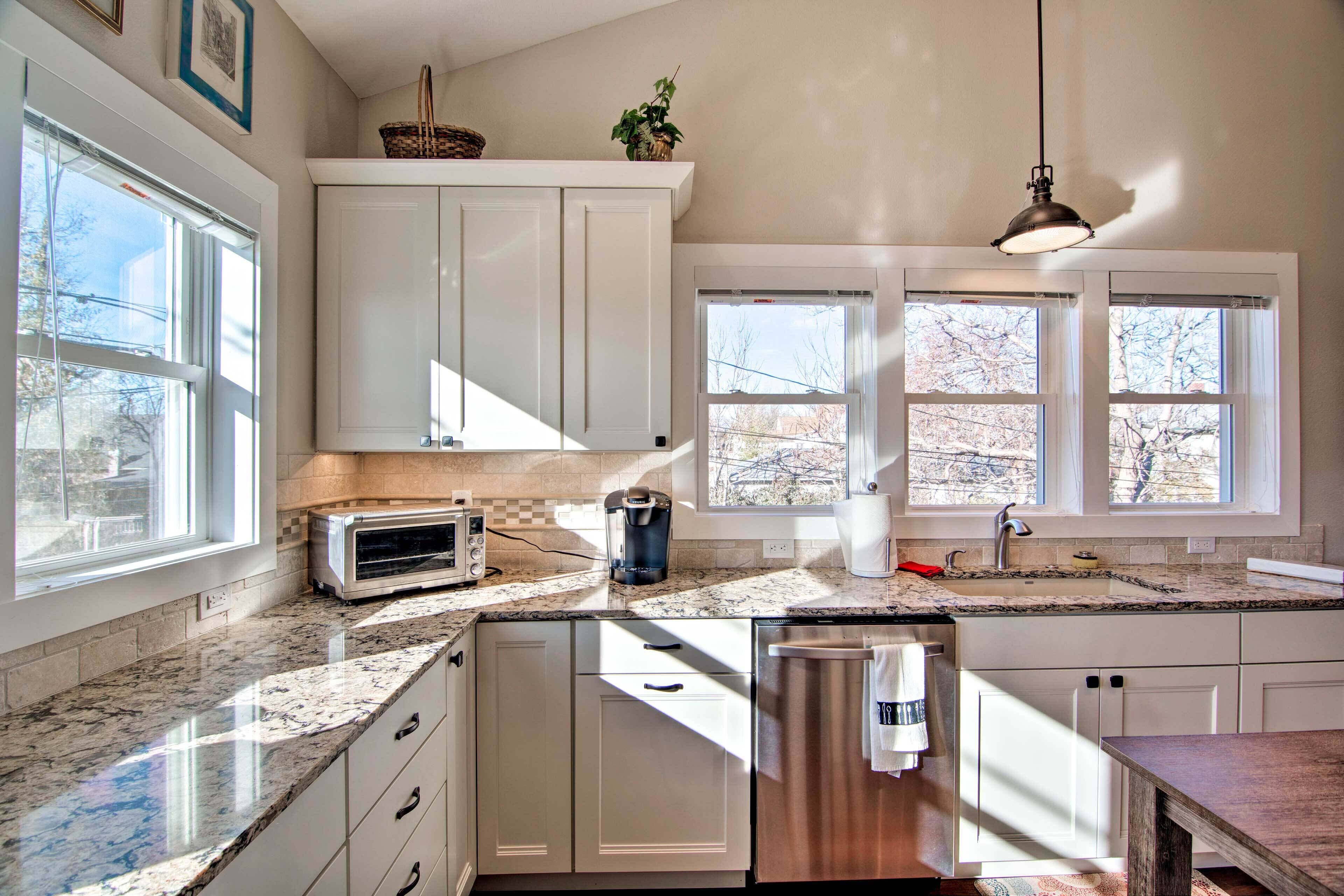 公寓 (1 Bedroom) | 私人廚房 | 微波爐、烤箱、爐台、洗碗機