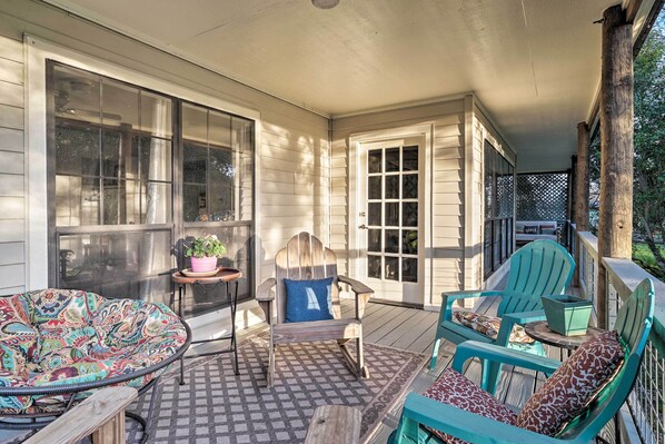 House (2 Bedrooms) | Interior - Riverfront Martindale House w/ 2 Covered Decks (Martindale)